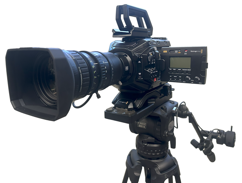 Blackmagic Design Kamera für Bildübertragungen und Hybrideevents