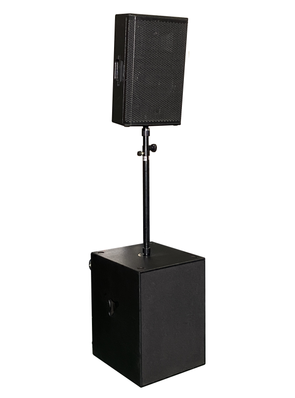 PA Anlage Lautsprecher und Subwoofer mieten.